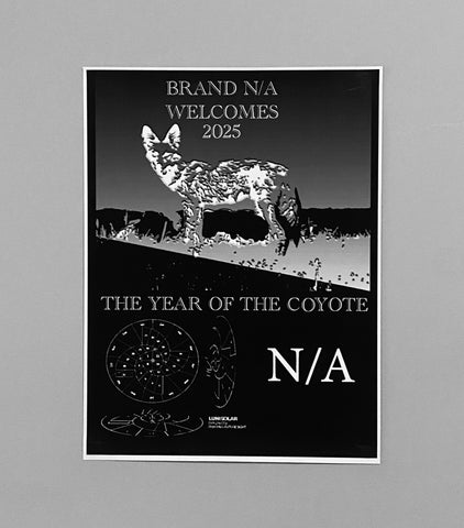 Year of the coyote poster